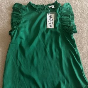 Avatar ruffle sleeve shirt